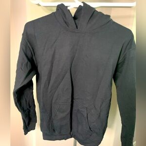 Gildan Youth Large Black Hoodie, NWOT
